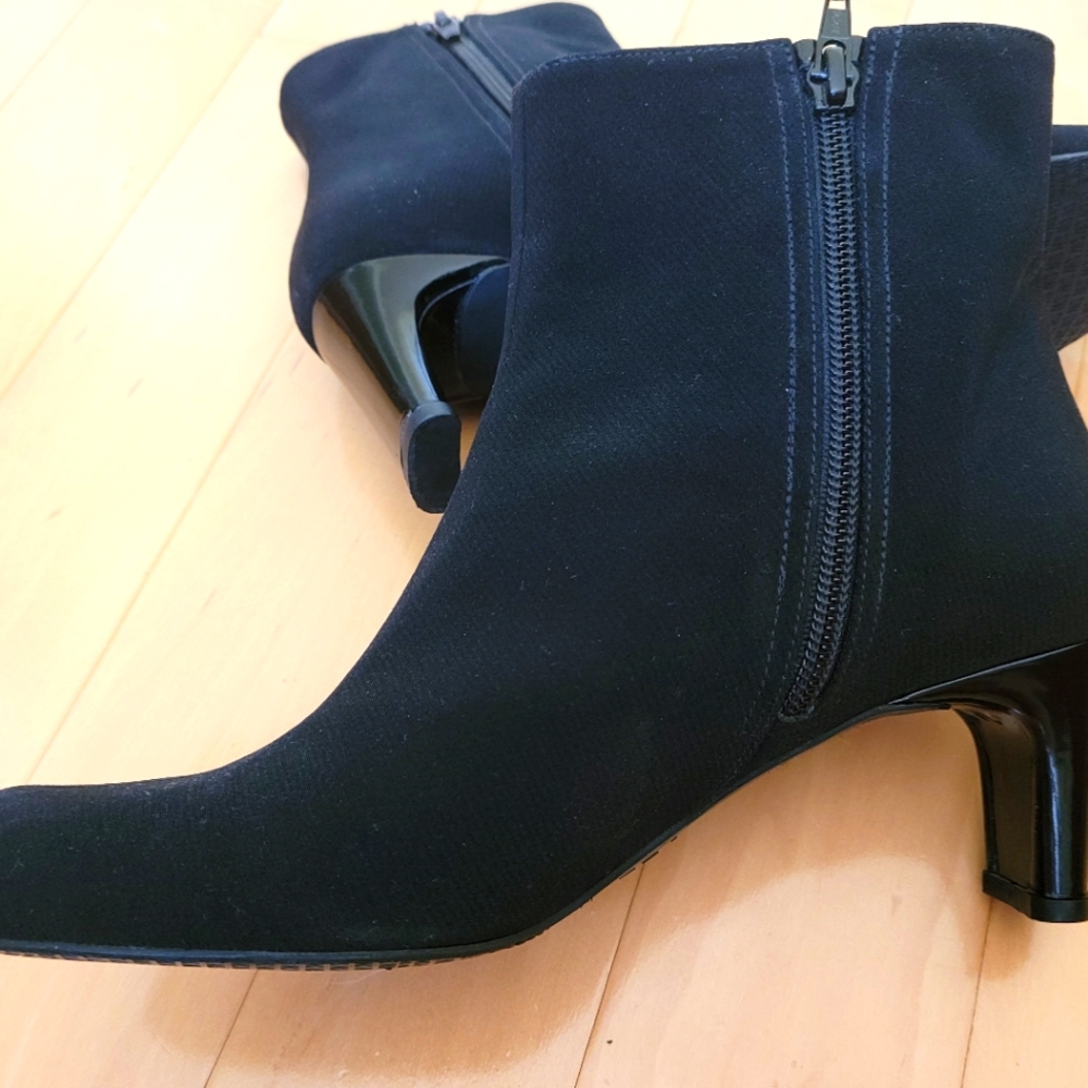 Stuart Weitzman Gore-Tex Fabric Ankle Boots - Picture 4 of 8